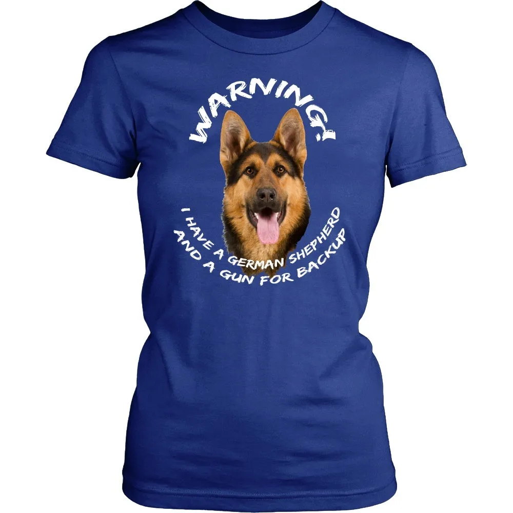 German Shepherd Warning (clearance) Size small