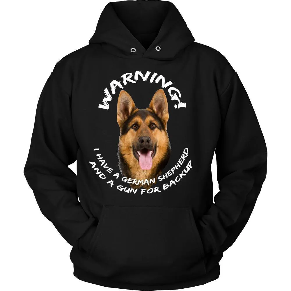 German Shepherd Warning (clearance) Size small