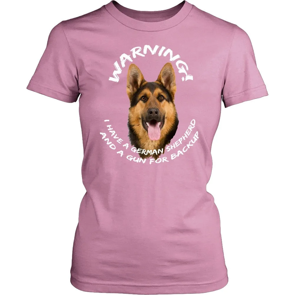 German Shepherd Warning (clearance) Size small