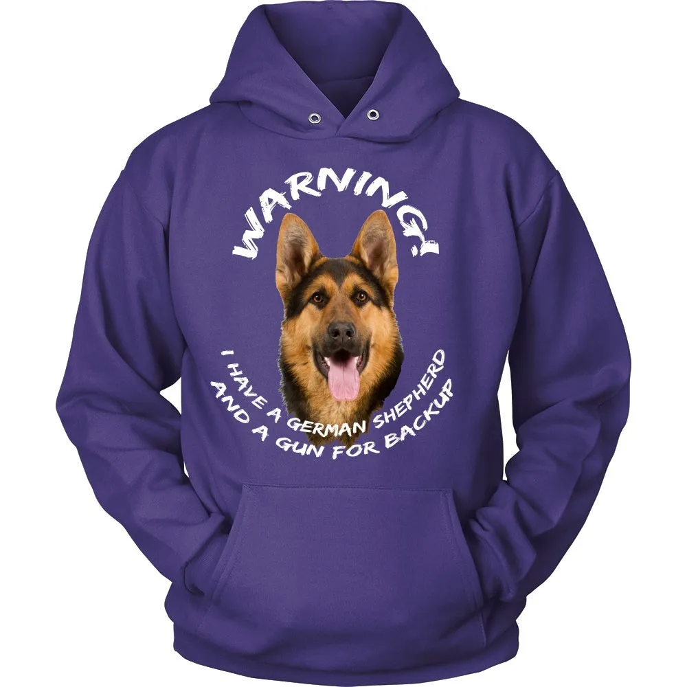 German Shepherd Warning (clearance) Size small