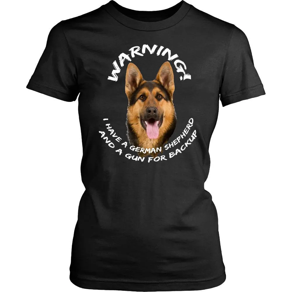 German Shepherd Warning (clearance) Size small