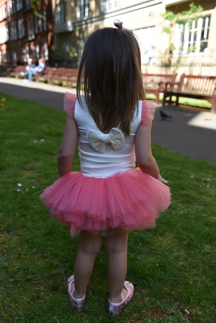 Girl Top and Tutu Skort 2 Pieces Set