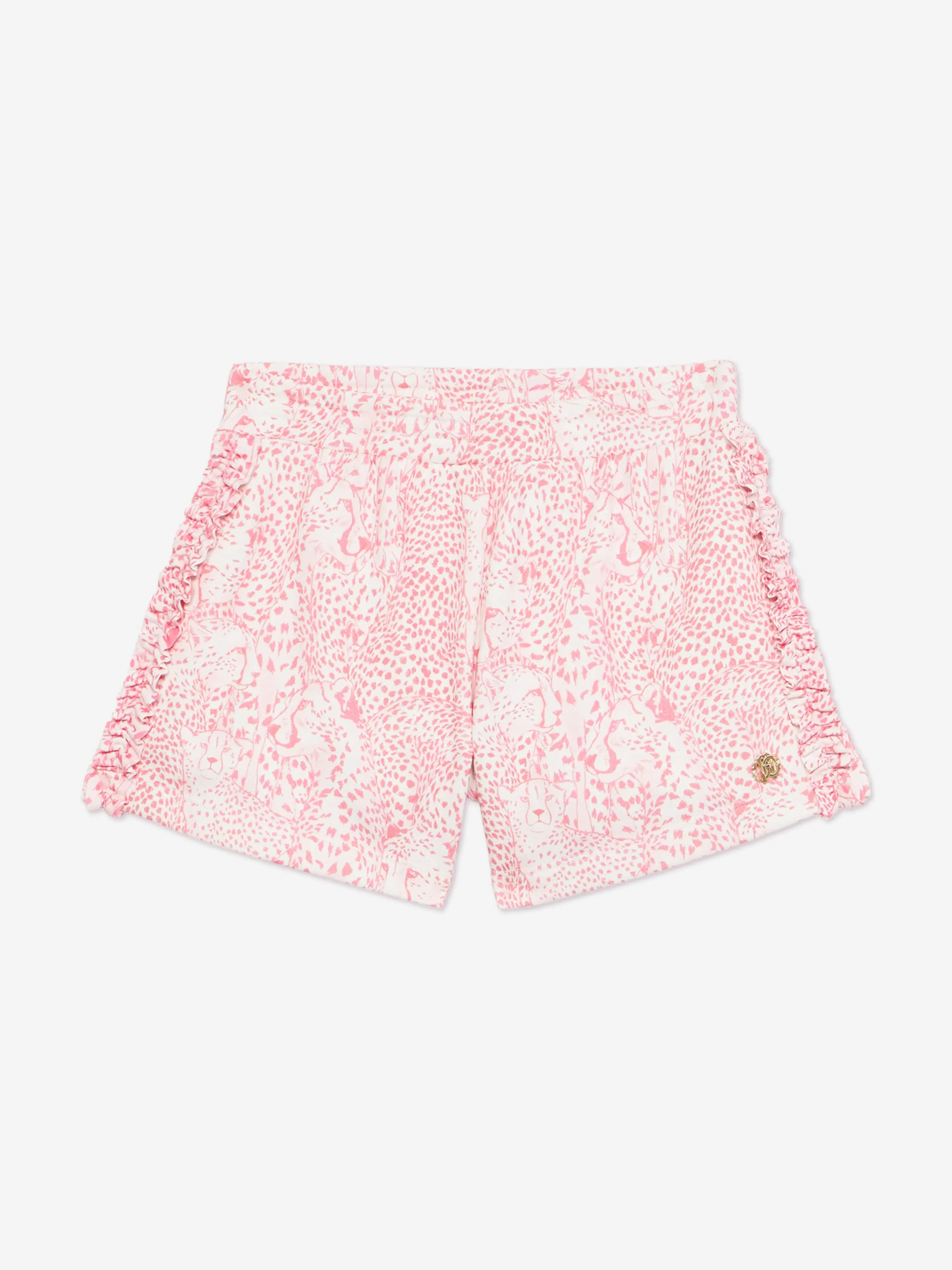 Girls Branded Shorts in Pink