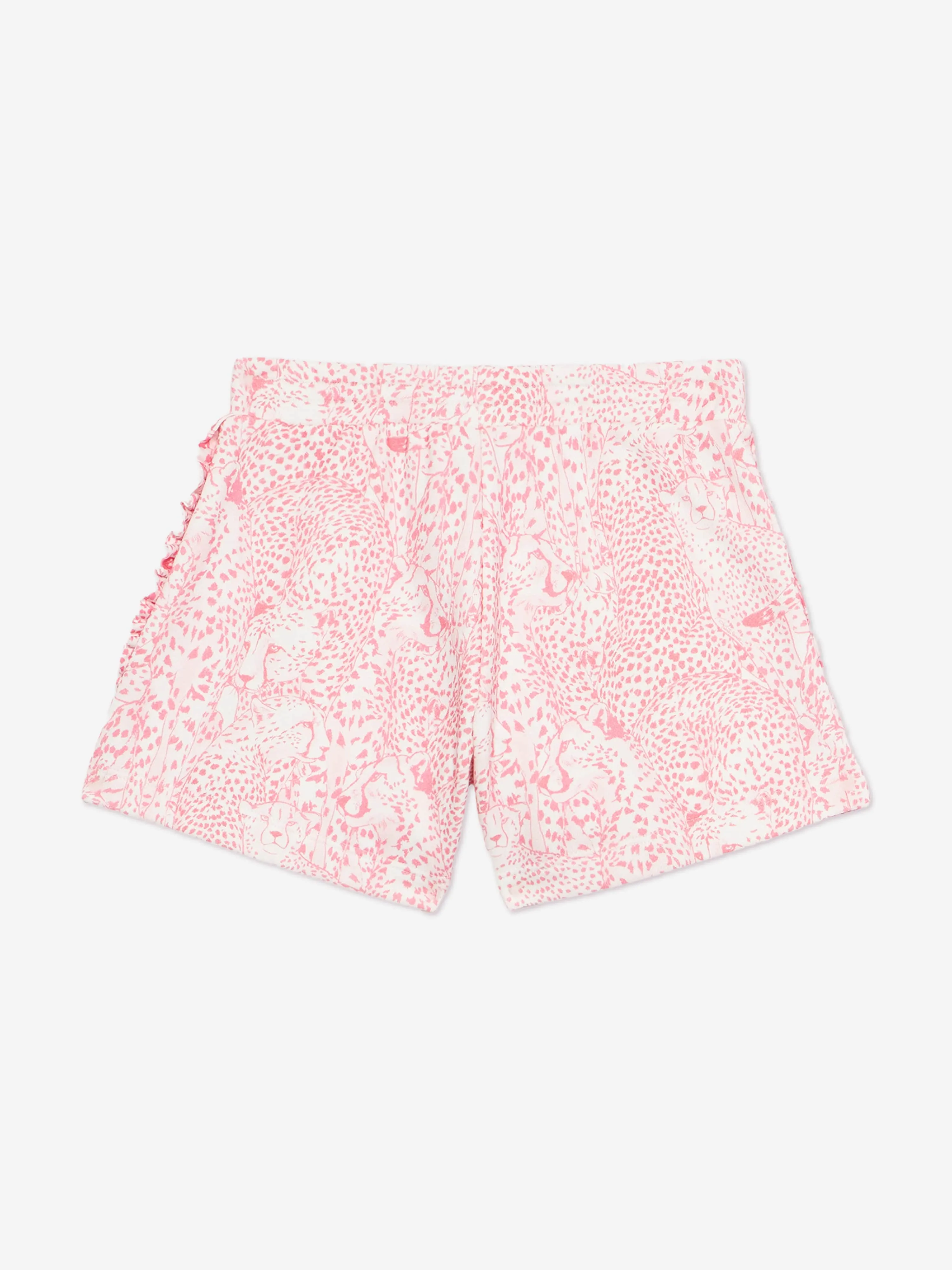 Girls Branded Shorts in Pink