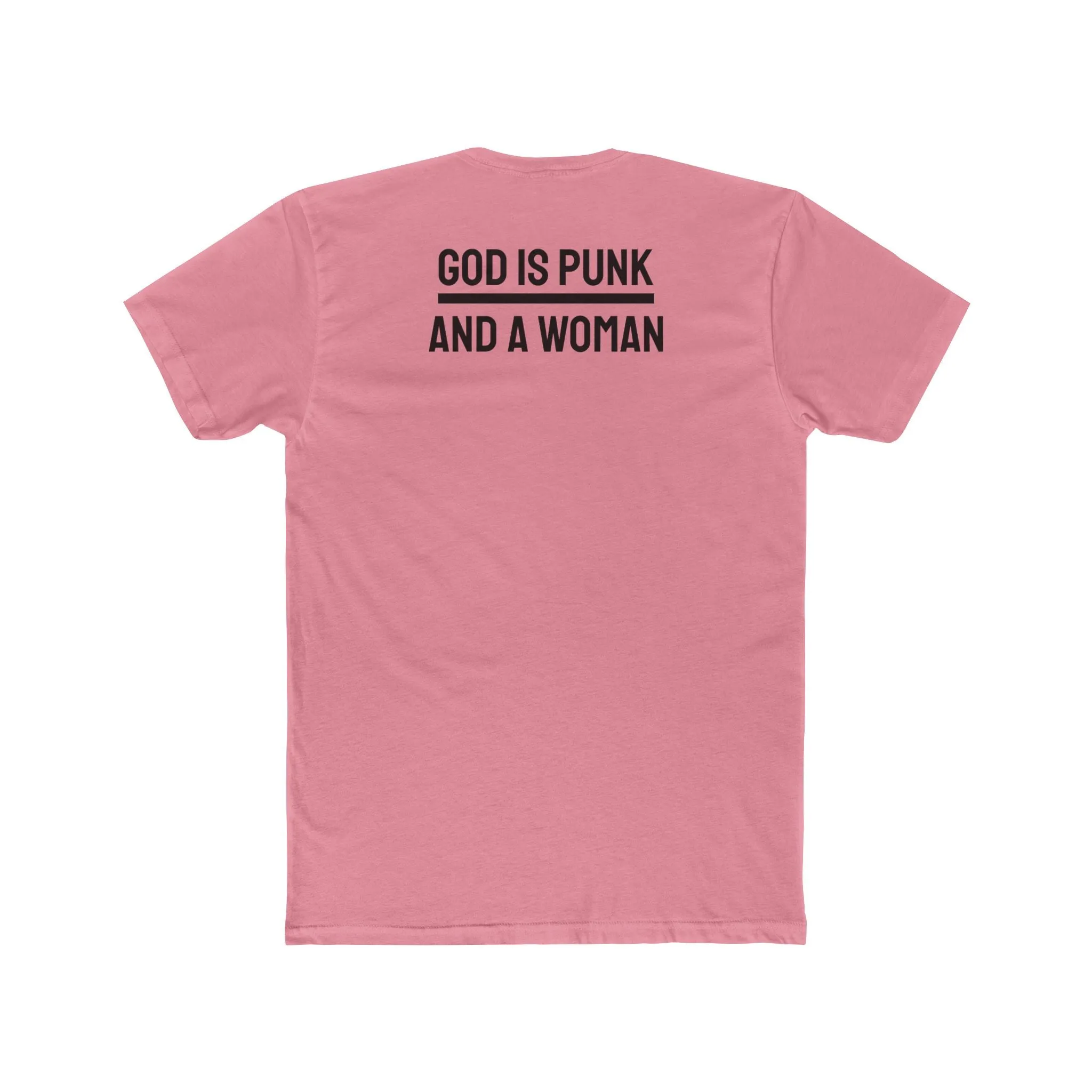 God Is Punk And A Woman - Unisex Cotton Crew Tee