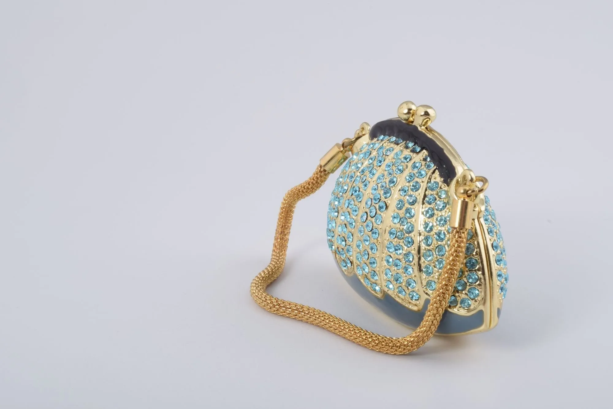 Golden Blue Woman Bag Box