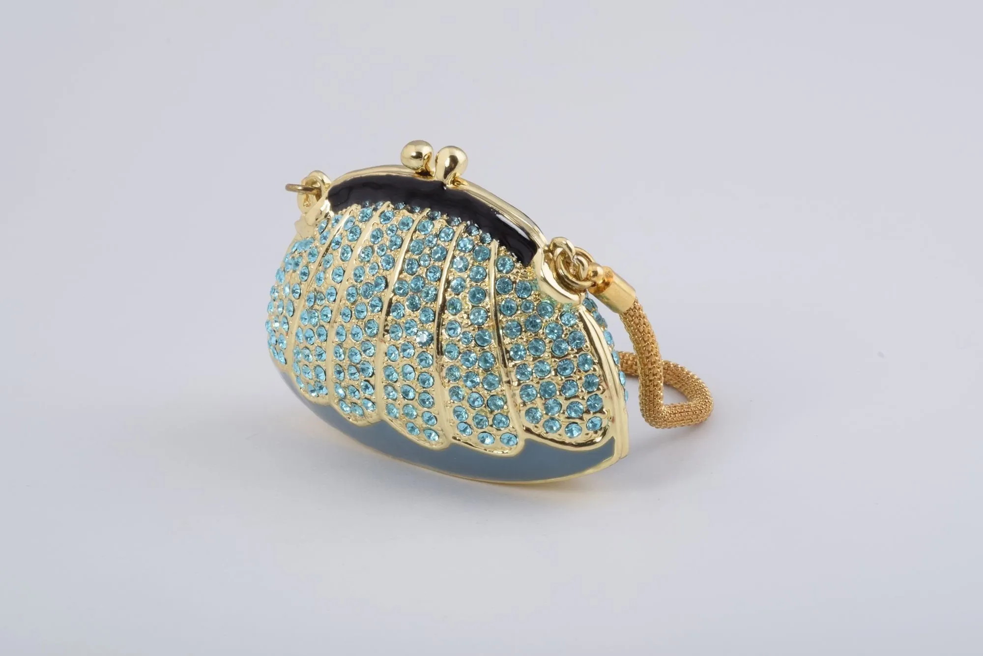 Golden Blue Woman Bag Box