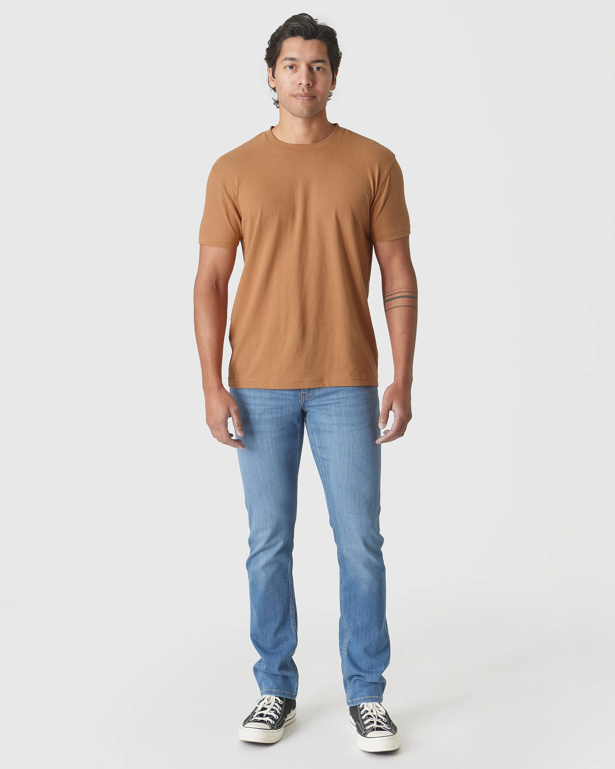 Golden Mane Short Sleeve Crew Neck Tee