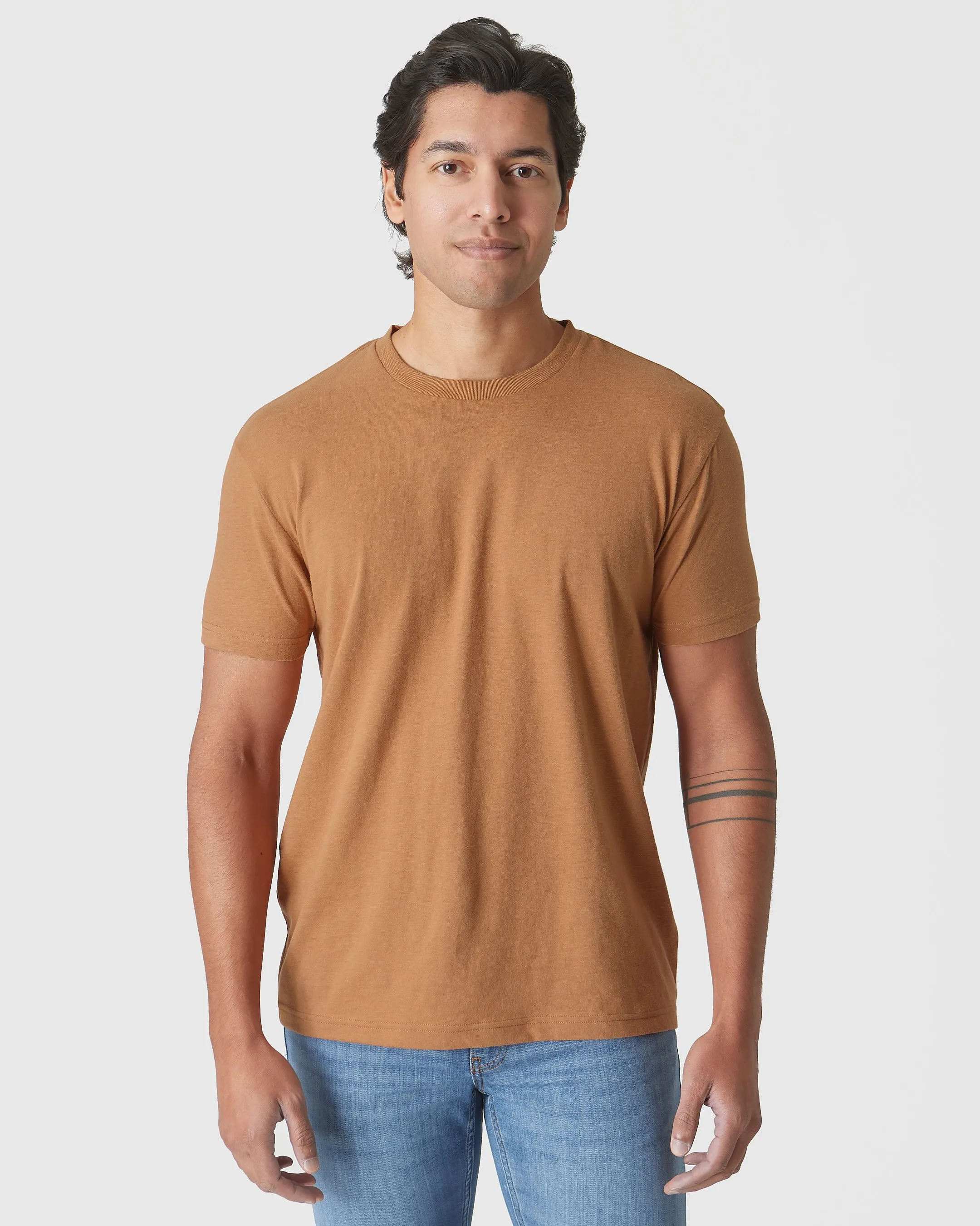 Golden Mane Short Sleeve Crew Neck Tee