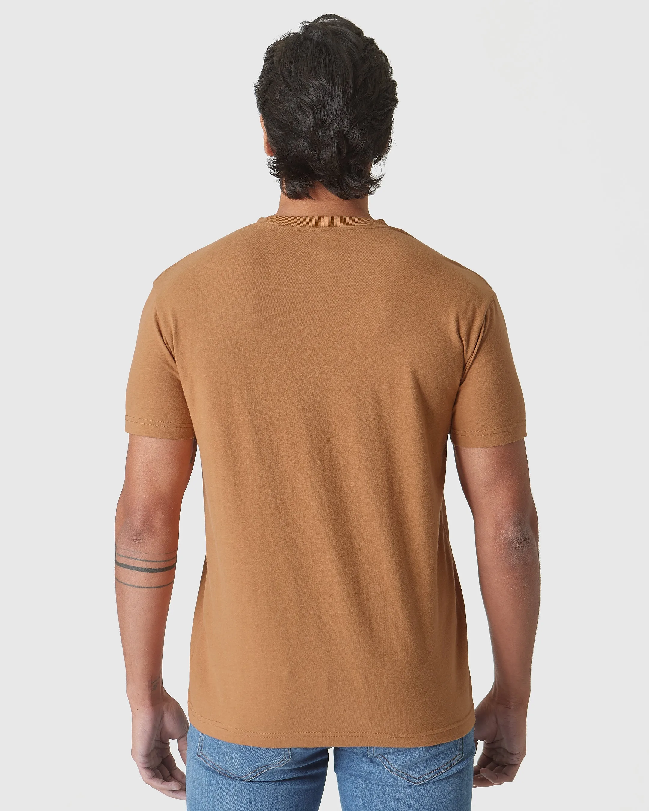 Golden Mane Short Sleeve Crew Neck Tee