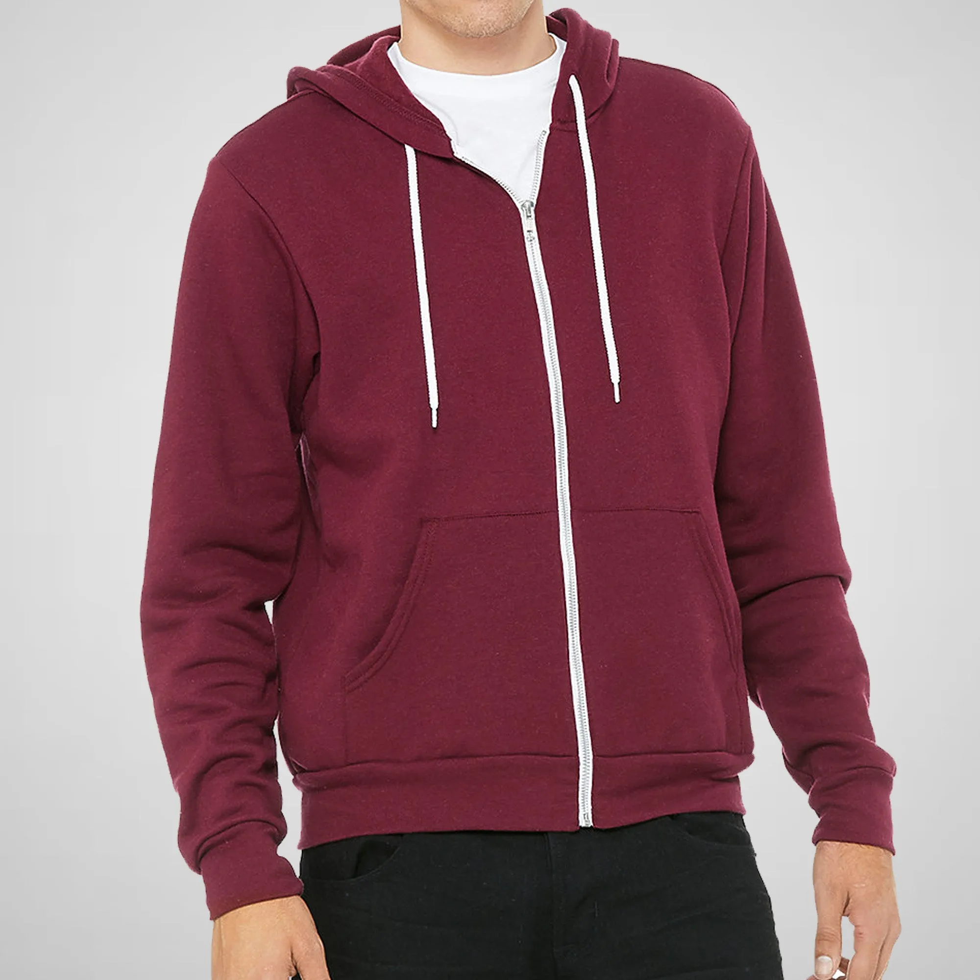 Golden Sun - Adult Unisex Sponge Fleece Full-Zip Hoodie