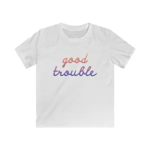GOOD TROUBLE© - Kids Softstyle Tee