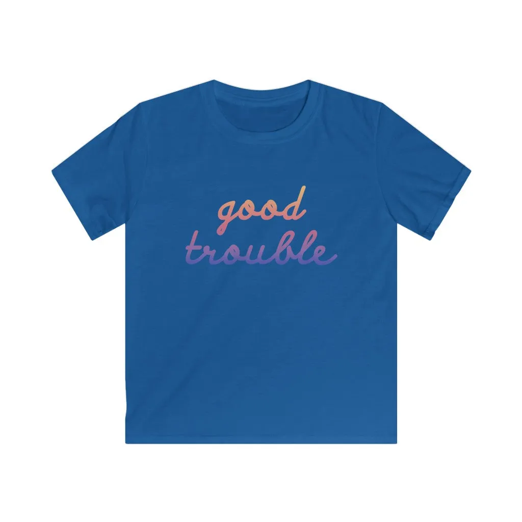 GOOD TROUBLE© - Kids Softstyle Tee