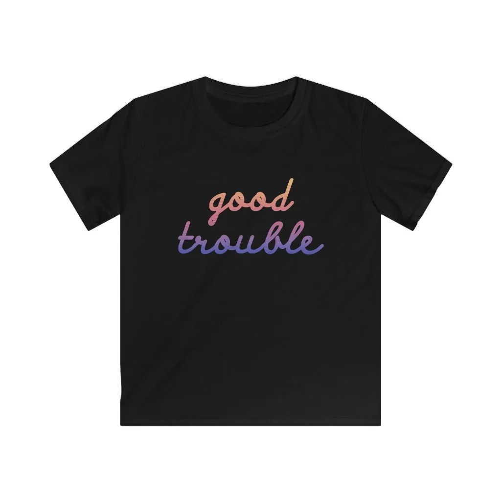 GOOD TROUBLE© - Kids Softstyle Tee