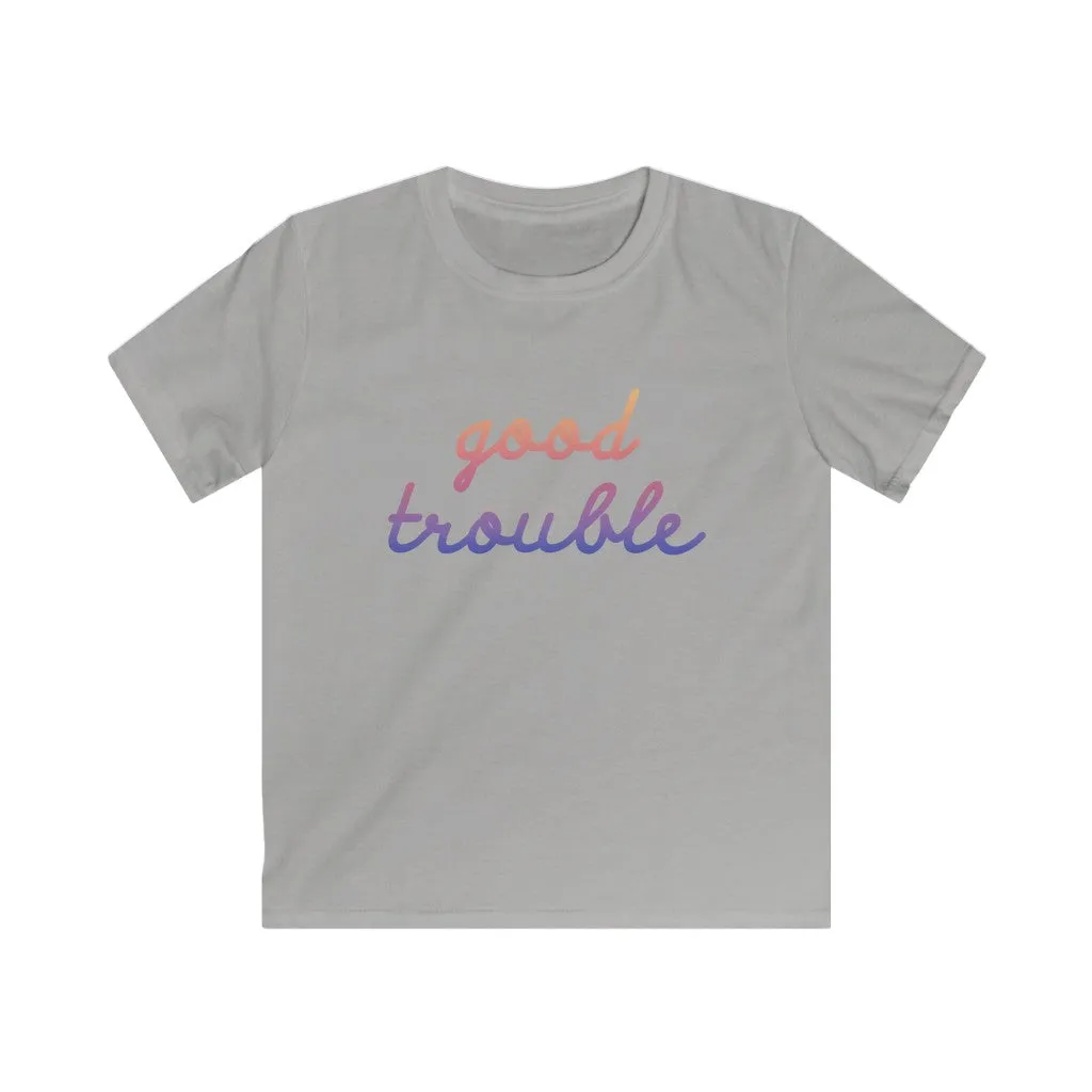 GOOD TROUBLE© - Kids Softstyle Tee