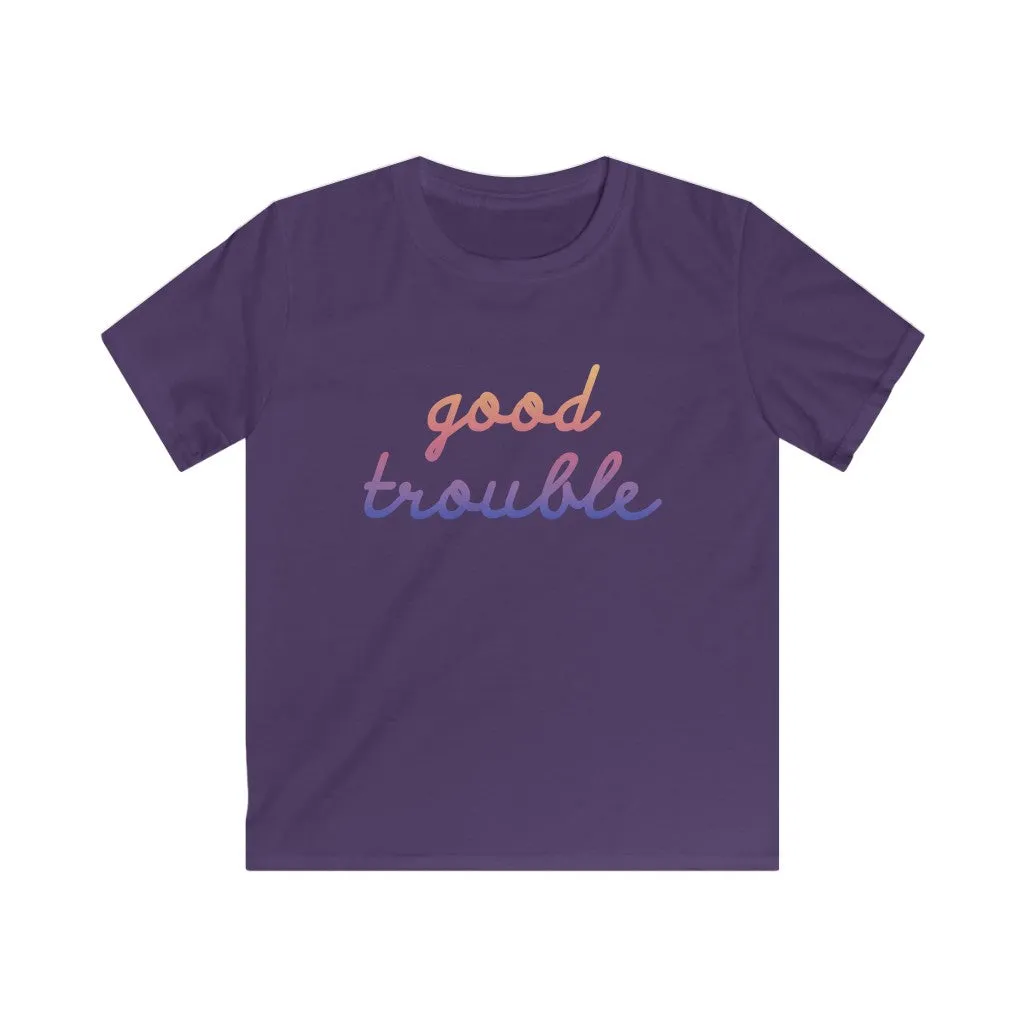GOOD TROUBLE© - Kids Softstyle Tee