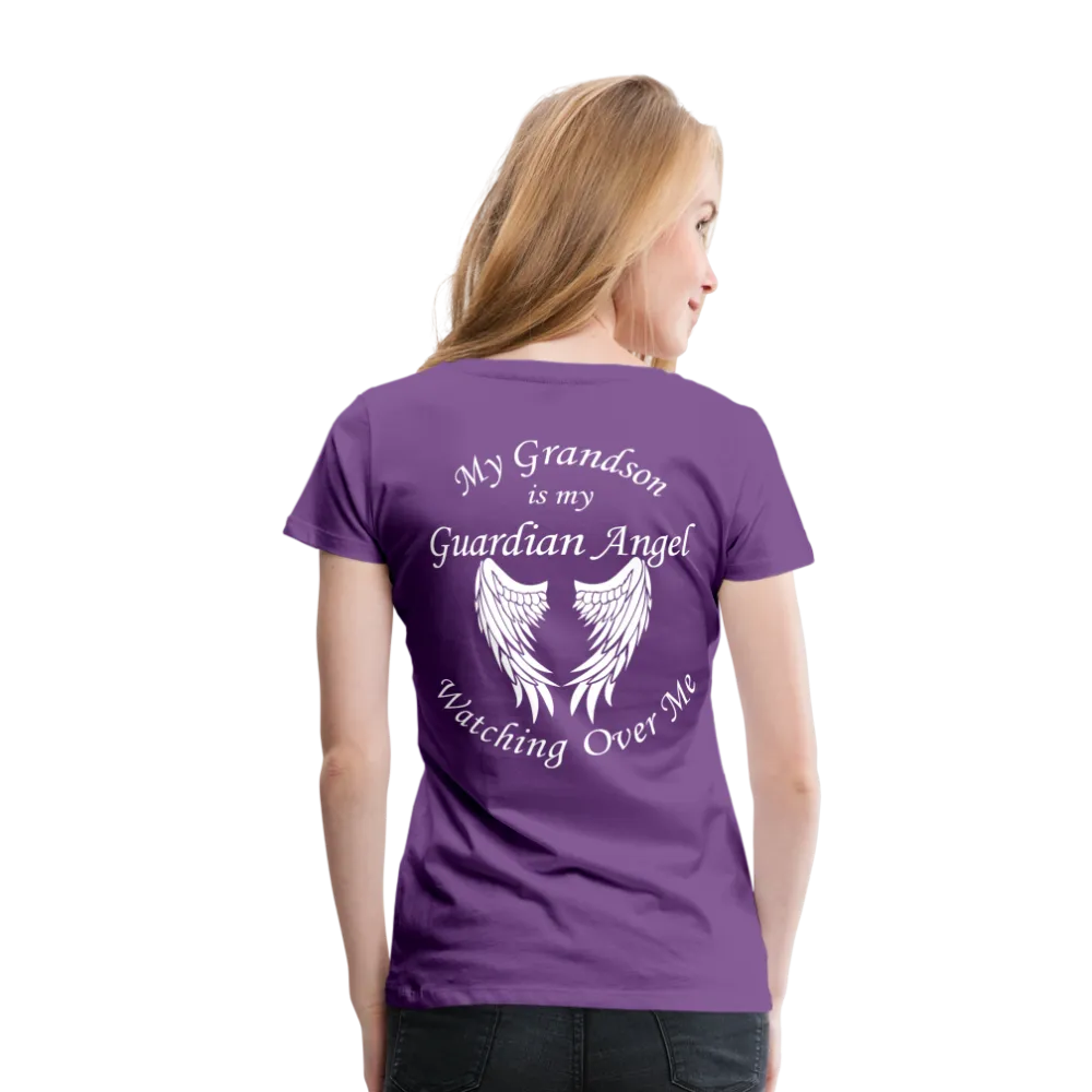 Grandson Guardian Angel Women’s Premium T-Shirt (CK3577)