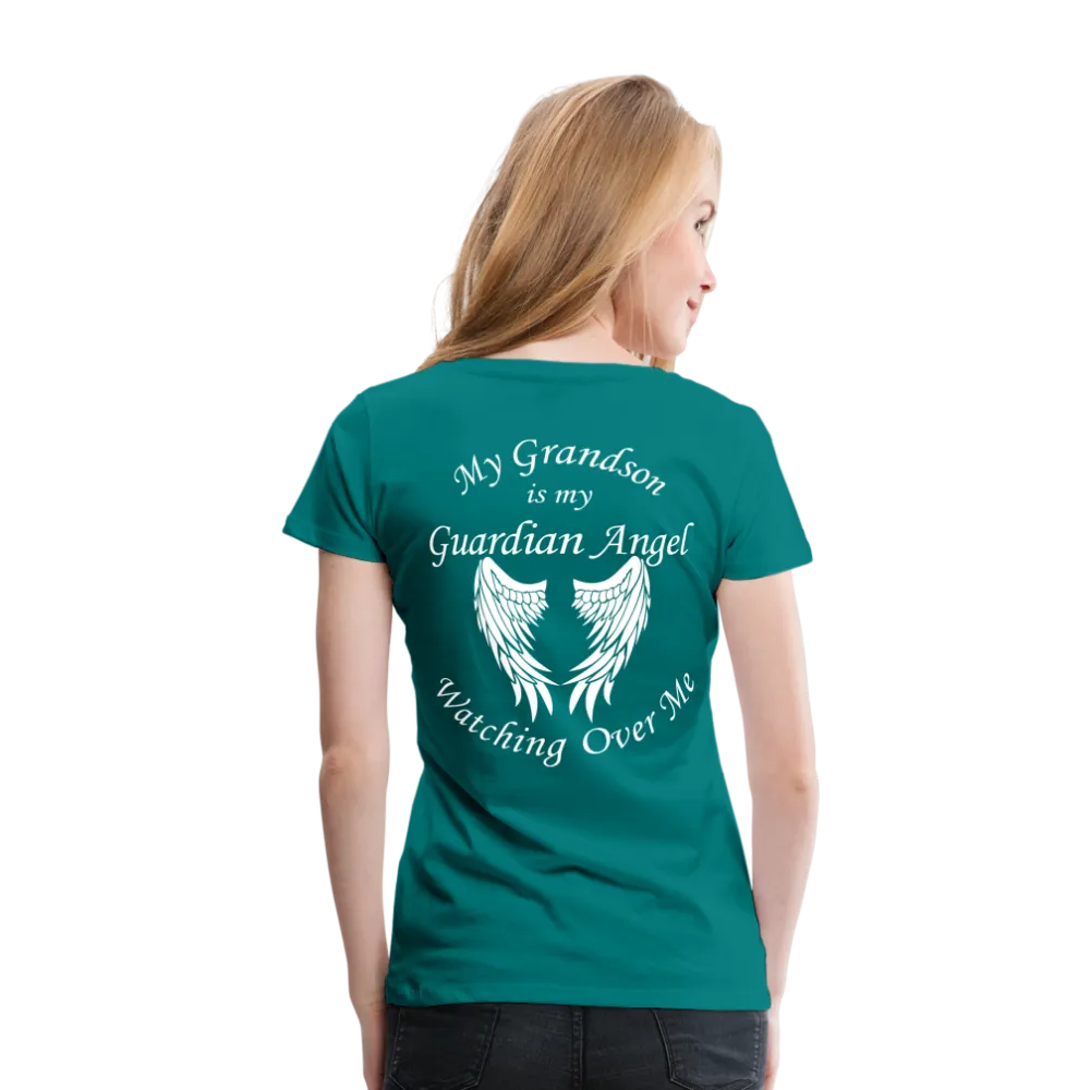 Grandson Guardian Angel Women’s Premium T-Shirt (CK3577)
