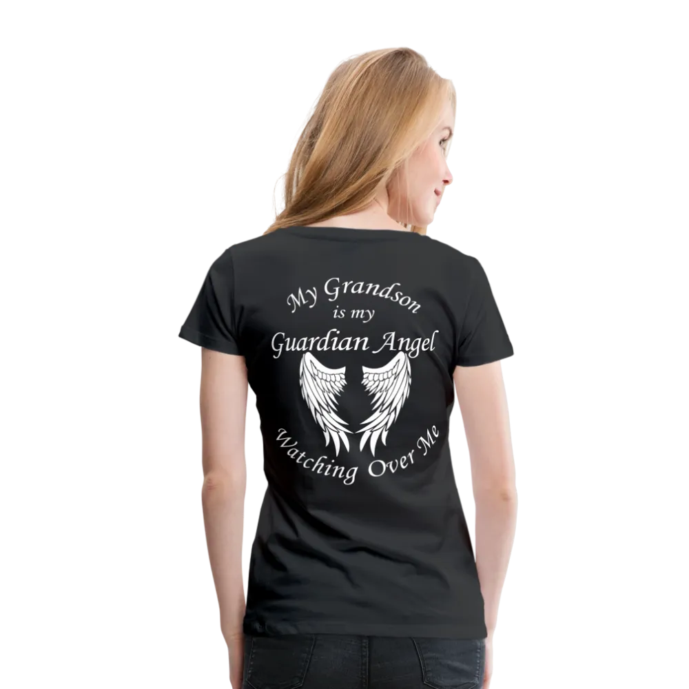 Grandson Guardian Angel Women’s Premium T-Shirt (CK3577)