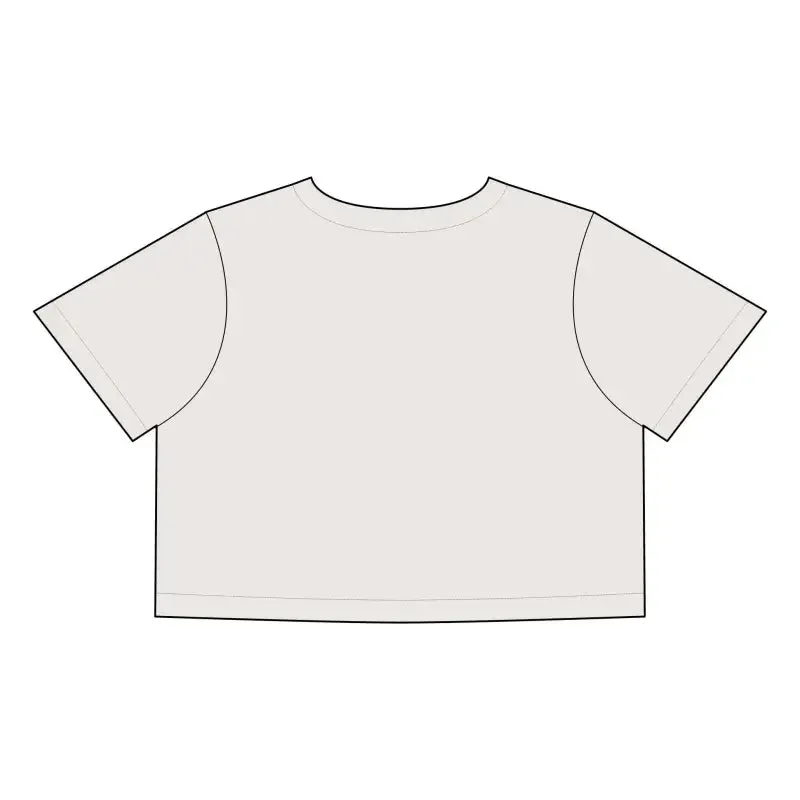 Gray Crop Top With Sunflower for Casual Chic Style