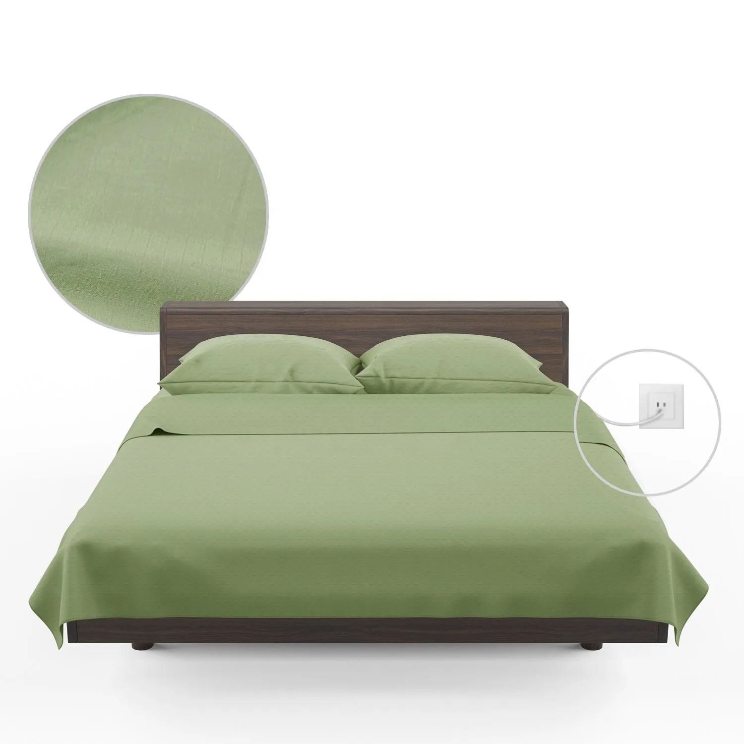 Grounding Earthing Fitted Bedsheet