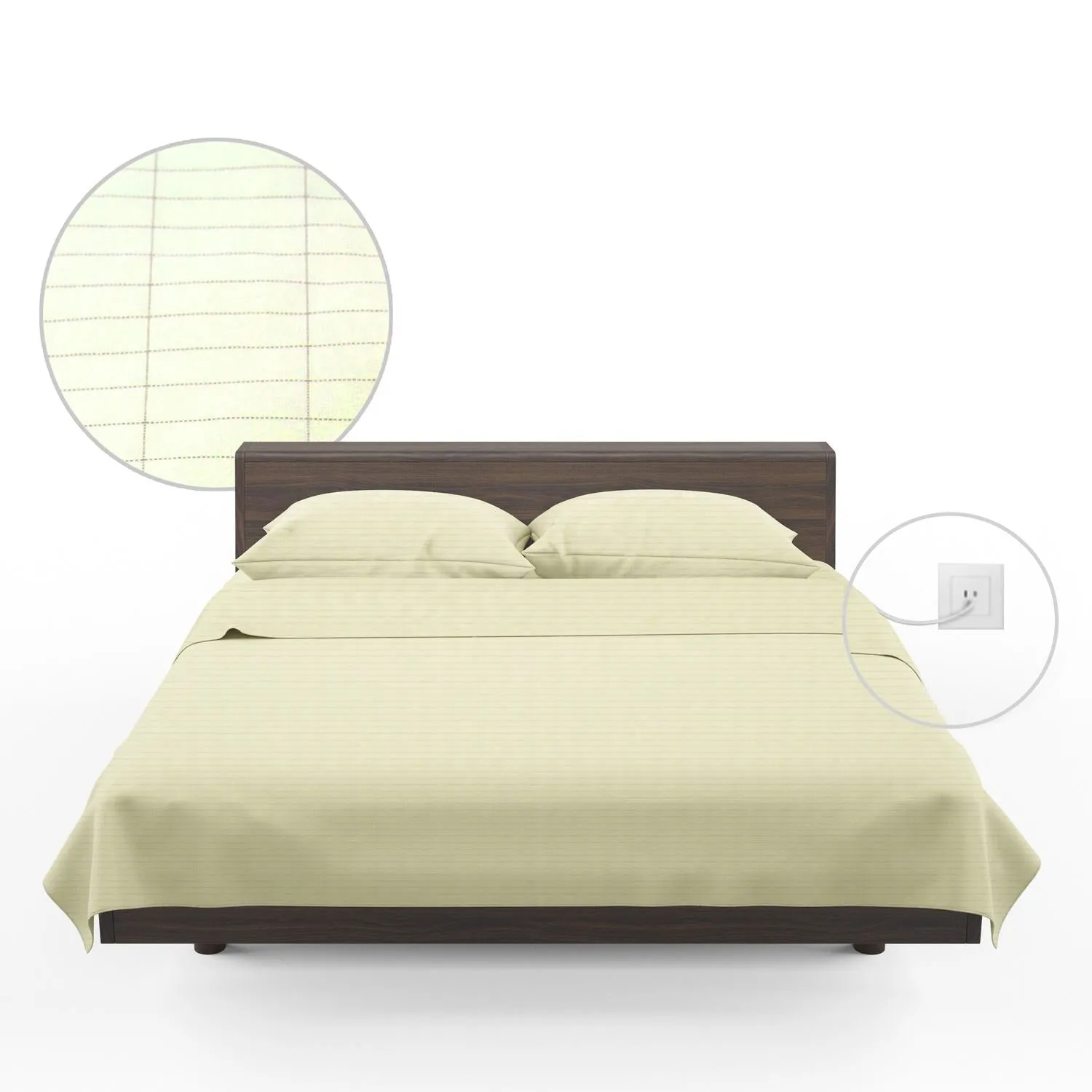 Grounding Earthing Fitted Bedsheet
