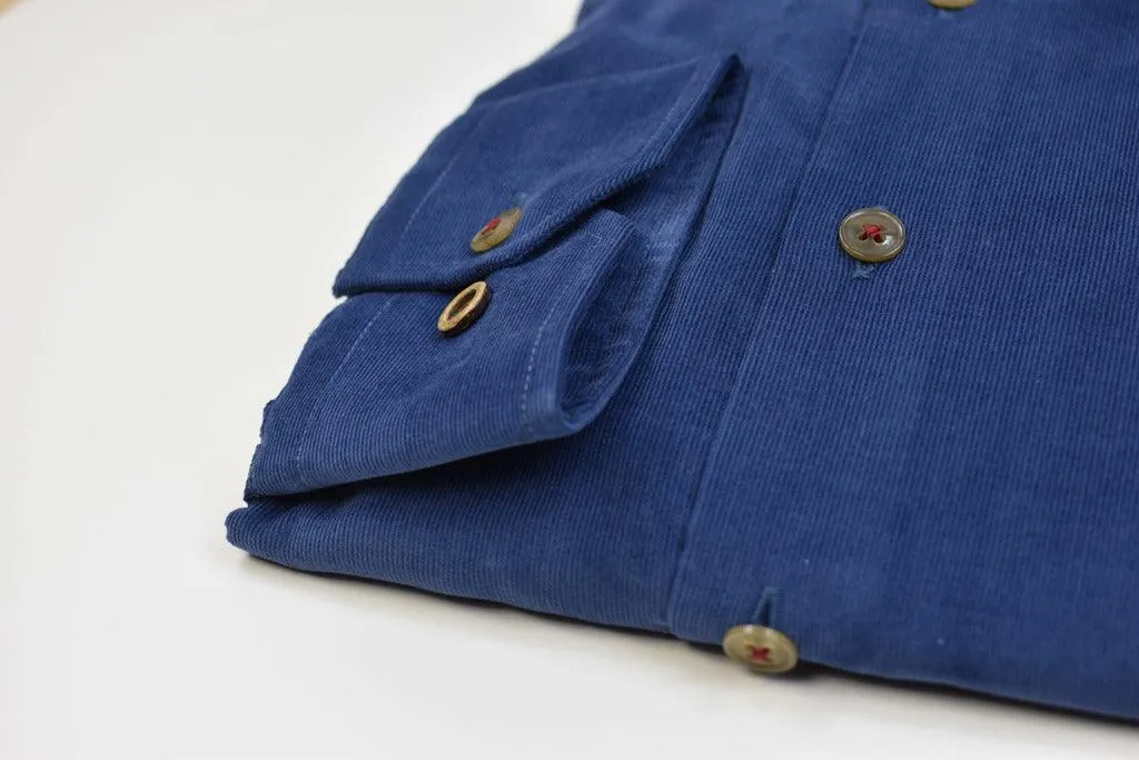 Gun Hill Mens Firth Cord Shirt - Blue