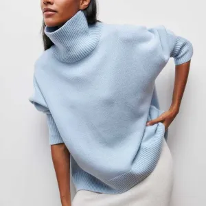 Hannal | Women Loose Turtleneck Winter Pullover | Warm