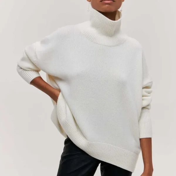 Hannal | Women Loose Turtleneck Winter Pullover | Warm