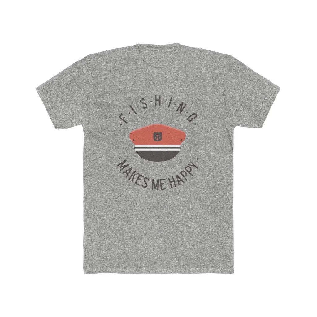Happy Fisherman Fitted Tee