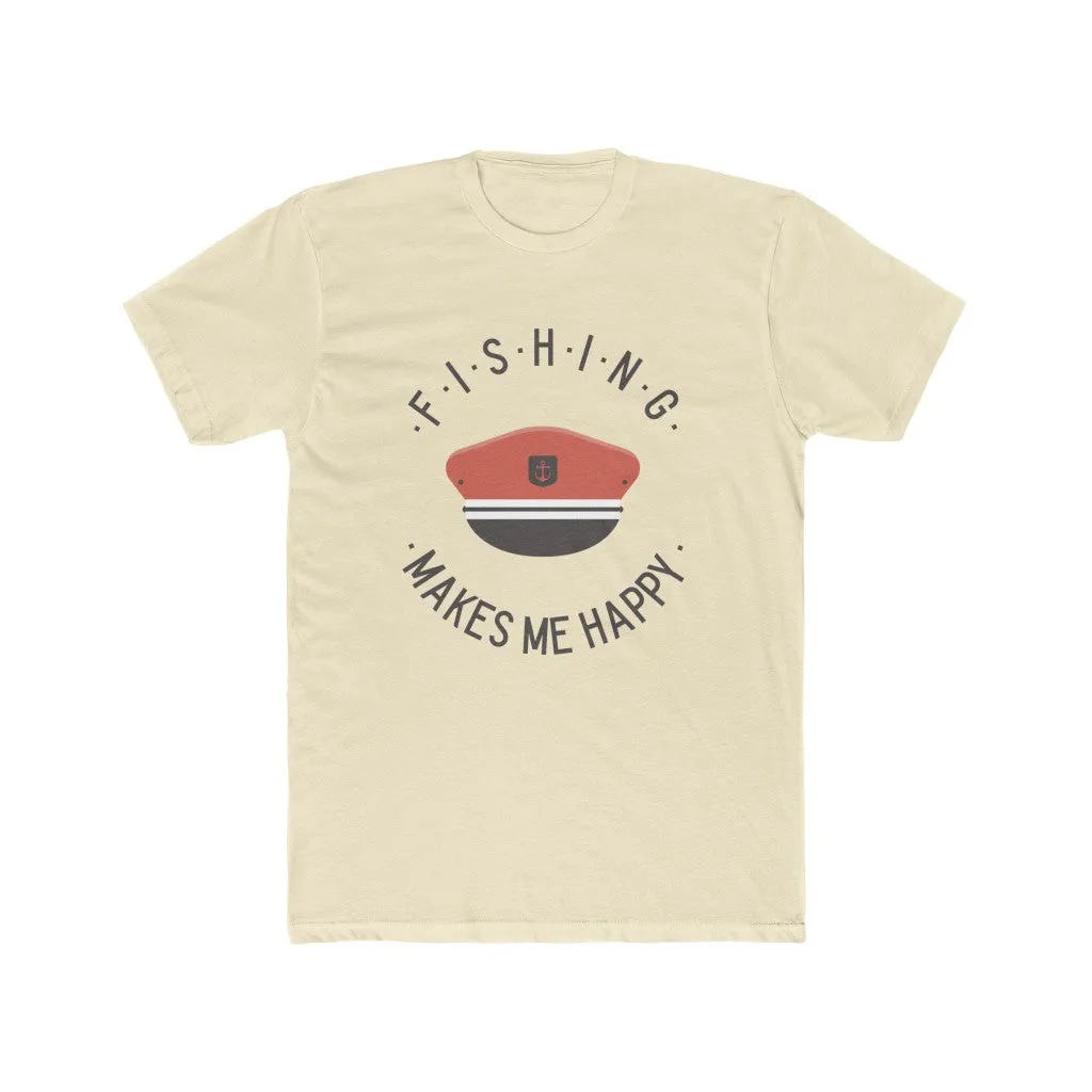 Happy Fisherman Fitted Tee