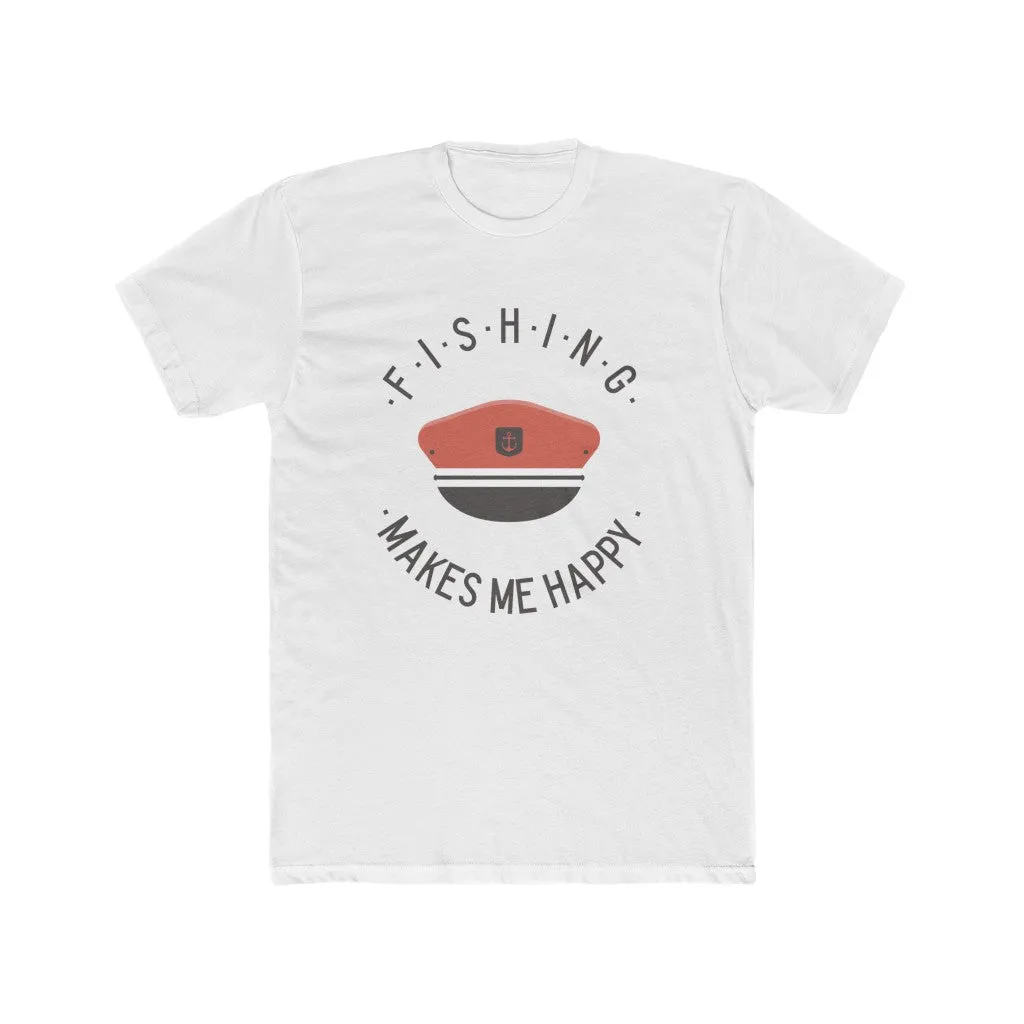 Happy Fisherman Fitted Tee