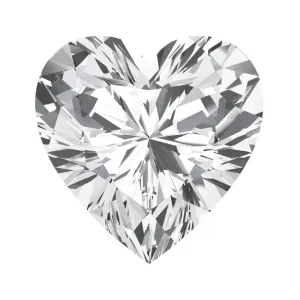 Heart Chatham Lab-Grown White Sapphire Gems