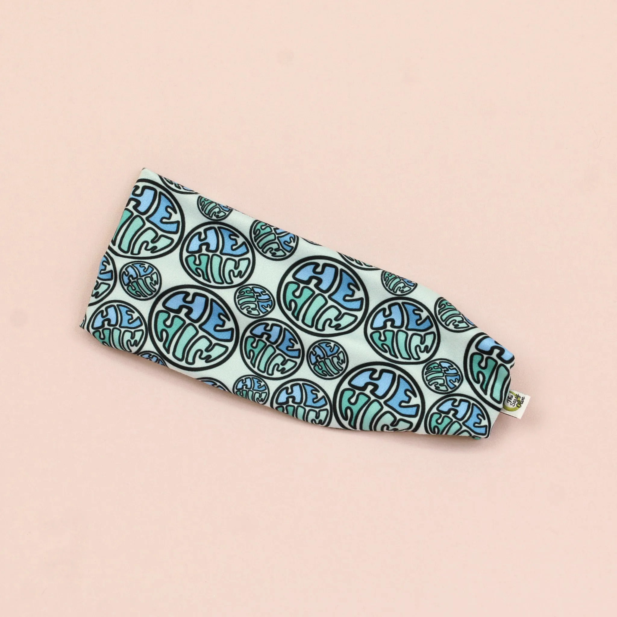 He/Him Pronouns Stretch Headband