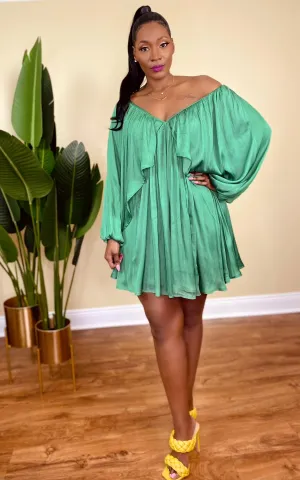 HIGH MAINTENANCE EMERALD DRESS