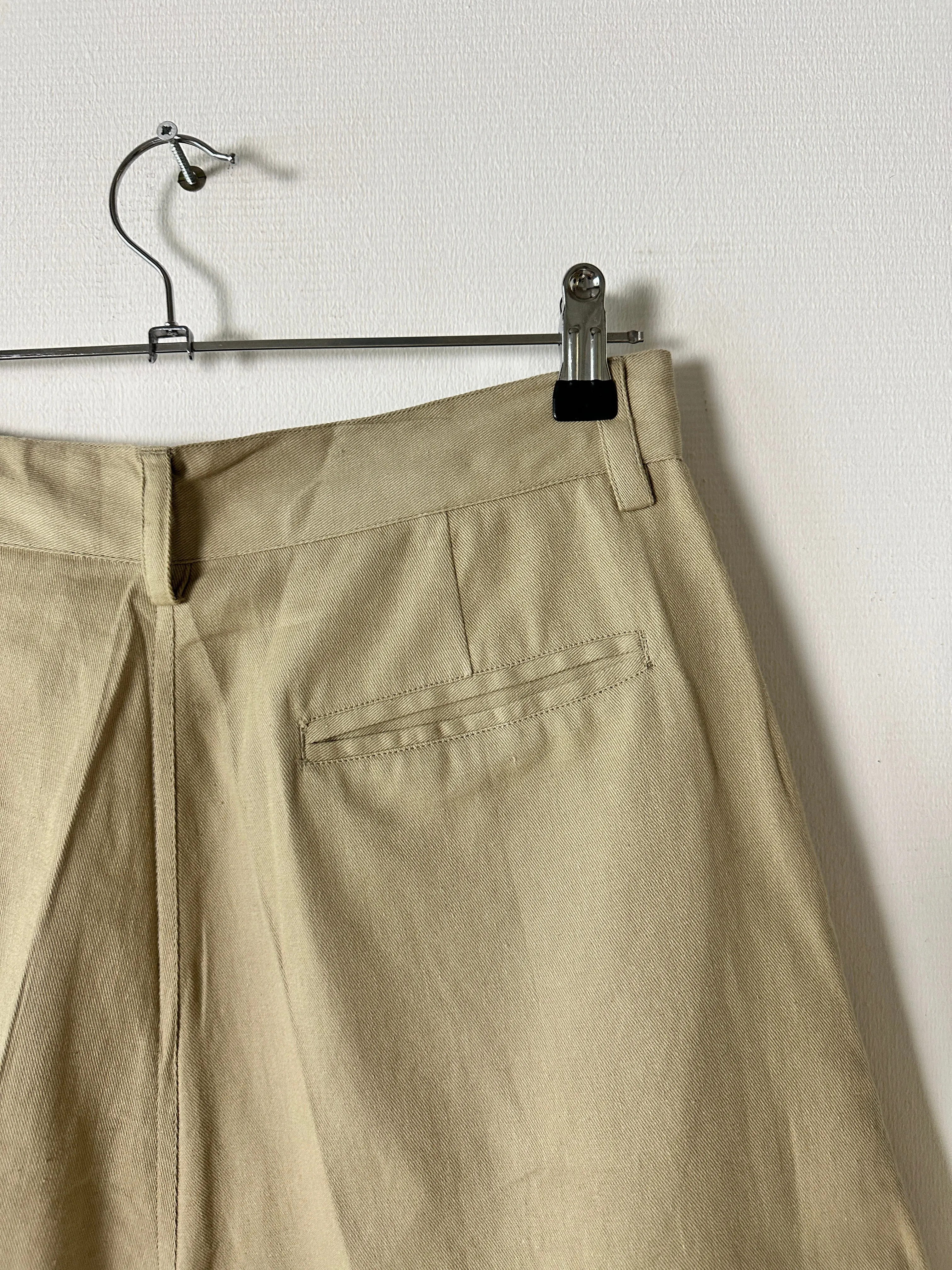 High waist shorts | Soft Beige