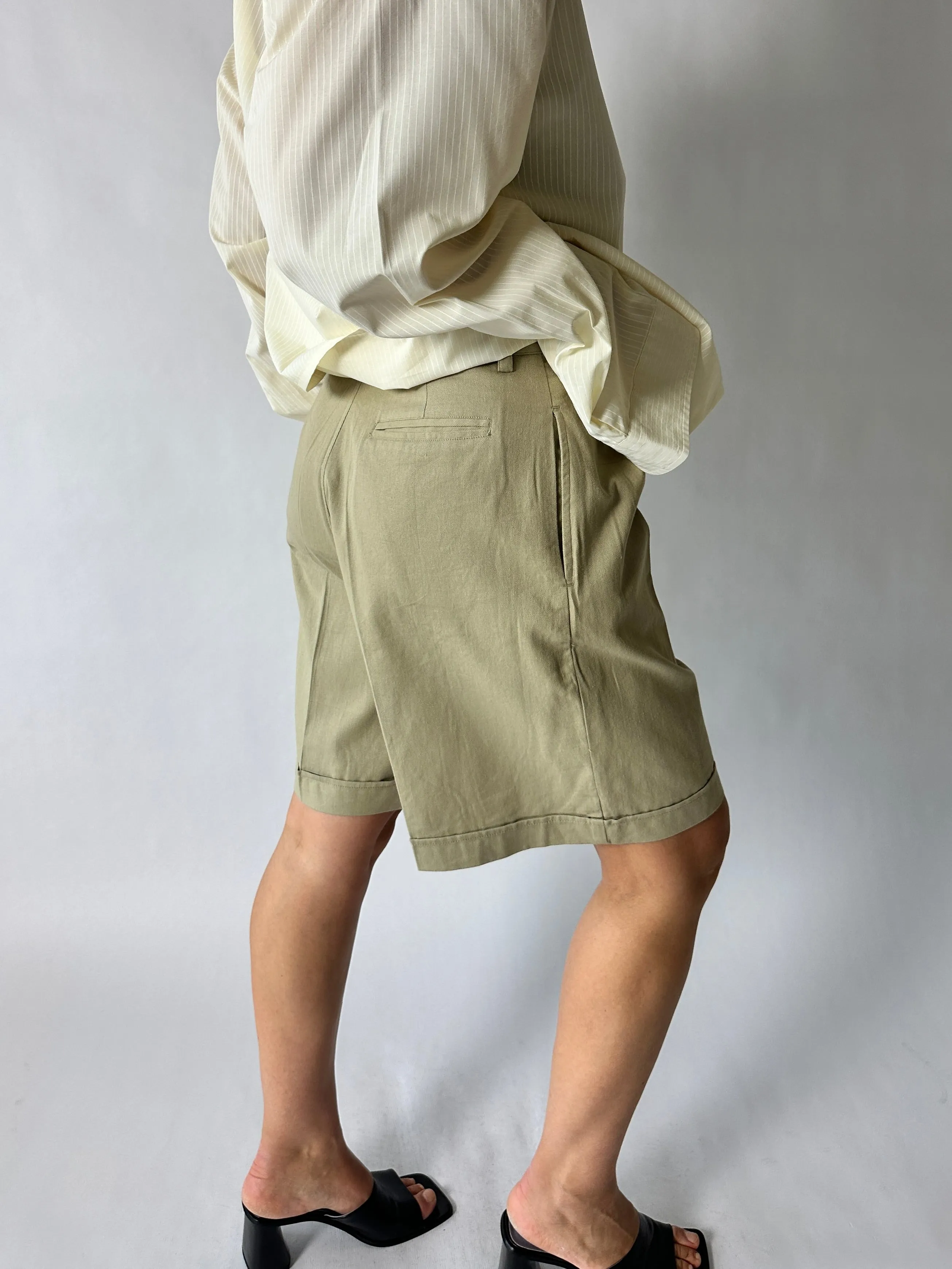 High waist shorts | Soft Beige