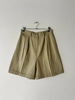 High waist shorts | Soft Beige