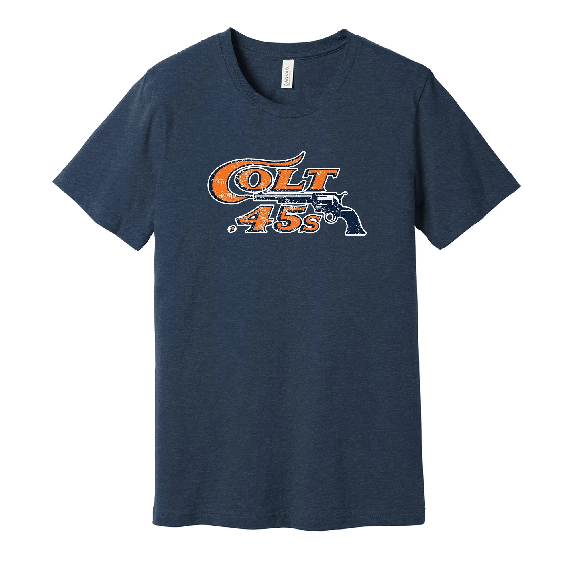 Houston Colt 45s Distressed Logo Shirt - Defunct Sports Team - Celebrate Texas Heritage and History - Hyper Than Hype