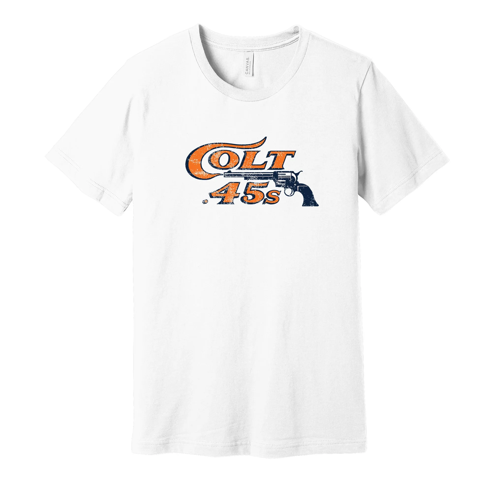 Houston Colt 45s Distressed Logo Shirt - Defunct Sports Team - Celebrate Texas Heritage and History - Hyper Than Hype