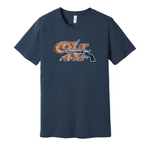Houston Colt 45s Distressed Logo Shirt - Defunct Sports Team - Celebrate Texas Heritage and History - Hyper Than Hype
