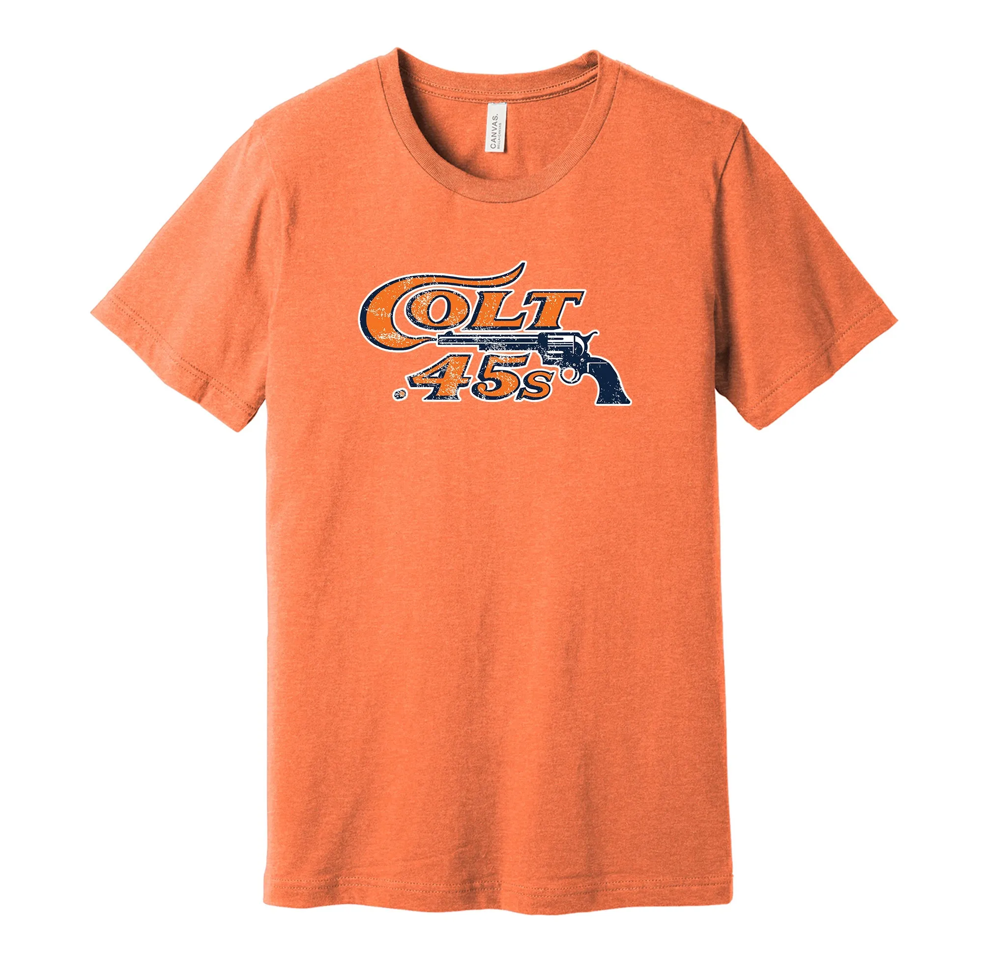 Houston Colt 45s Distressed Logo Shirt - Defunct Sports Team - Celebrate Texas Heritage and History - Hyper Than Hype