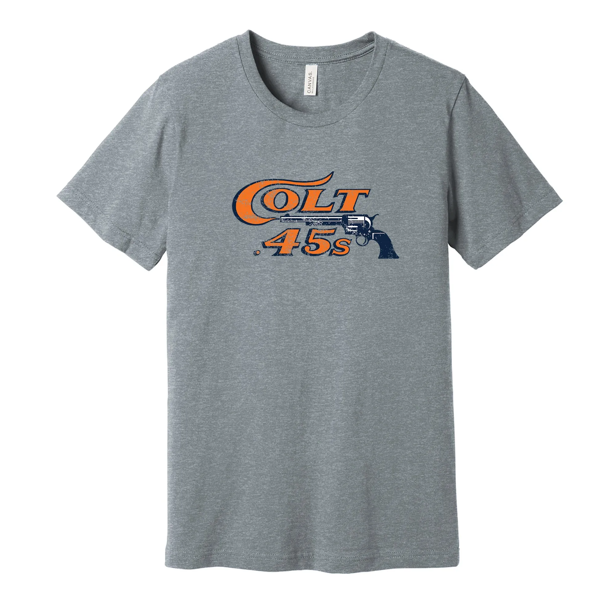 Houston Colt 45s Distressed Logo Shirt - Defunct Sports Team - Celebrate Texas Heritage and History - Hyper Than Hype