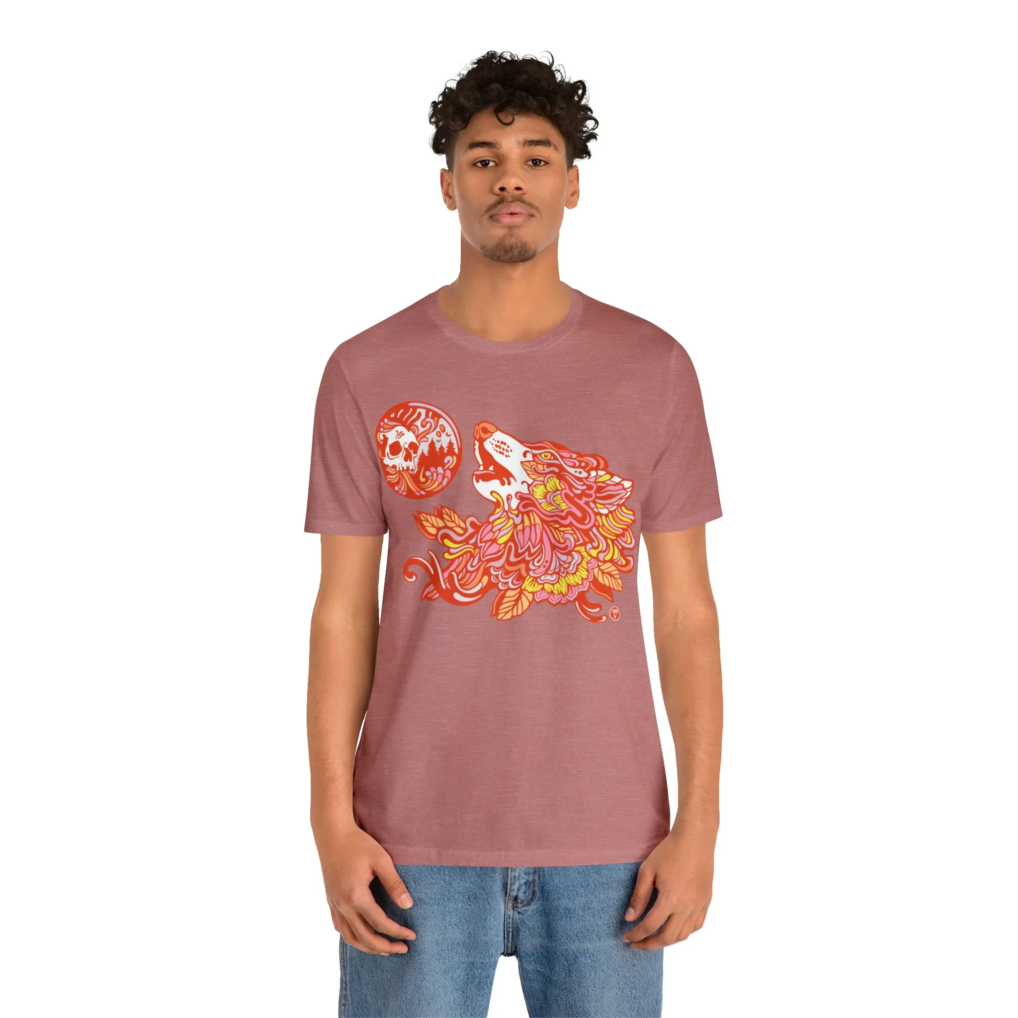 Howl-O-Ween (ORNG) by Chaya Av Unisex Short Sleeve T-Shirt DTG (16 Colors Available)
