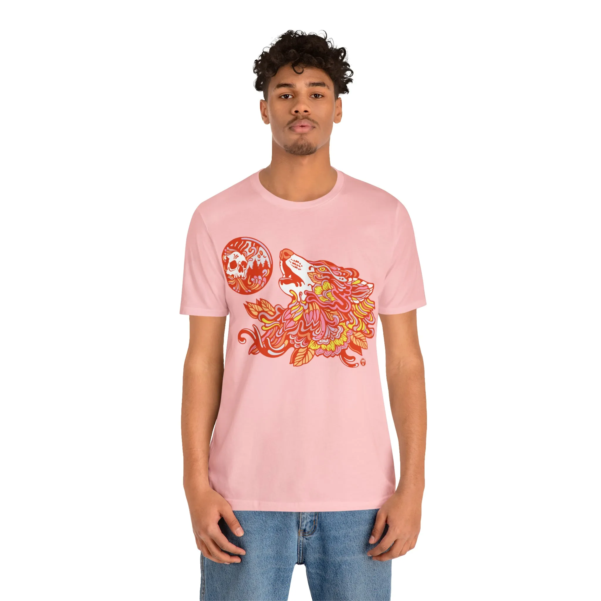 Howl-O-Ween (ORNG) by Chaya Av Unisex Short Sleeve T-Shirt DTG (16 Colors Available)