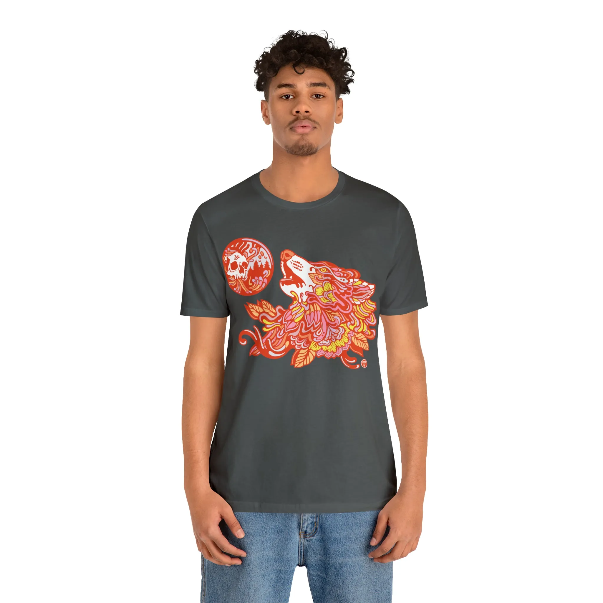 Howl-O-Ween (ORNG) by Chaya Av Unisex Short Sleeve T-Shirt DTG (16 Colors Available)