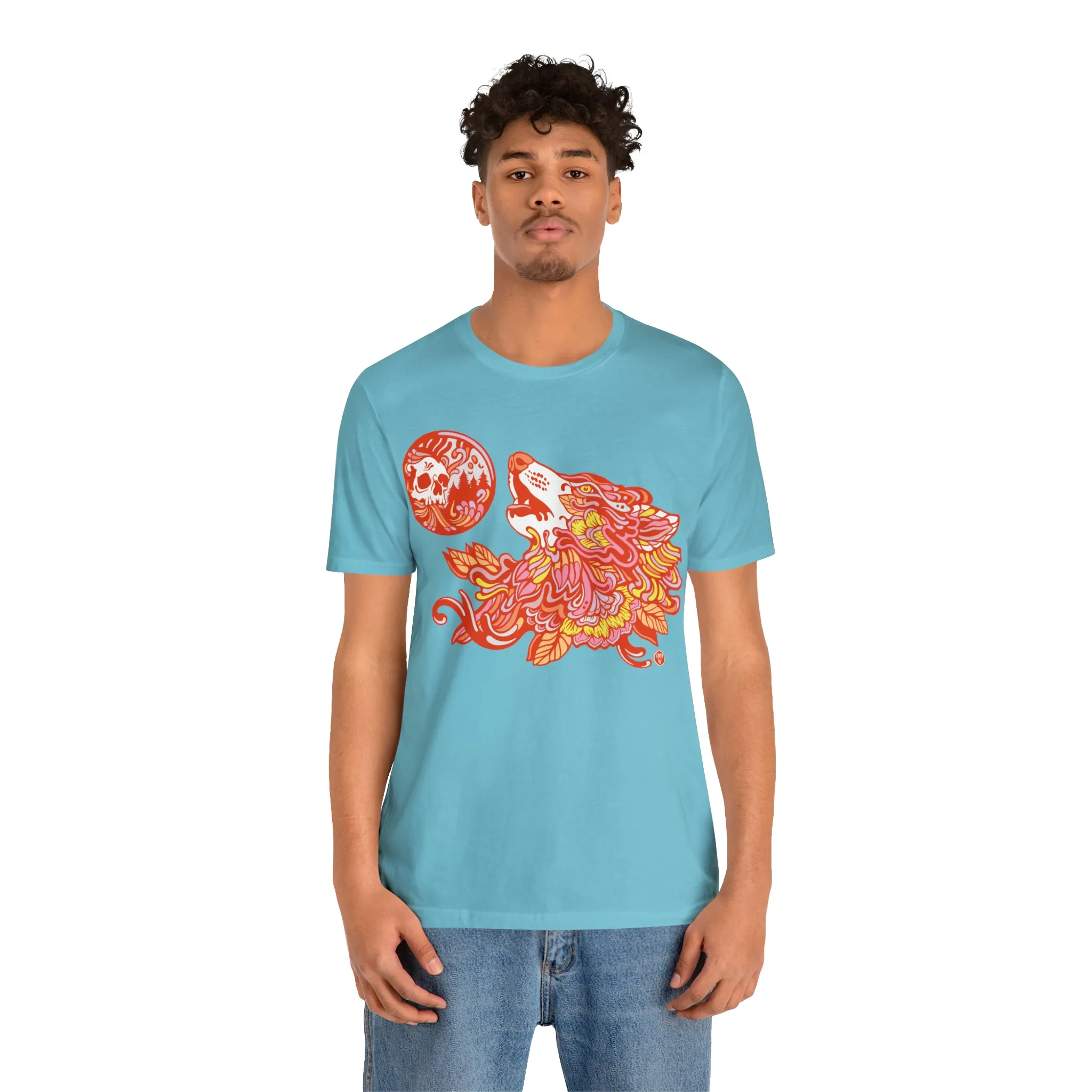 Howl-O-Ween (ORNG) by Chaya Av Unisex Short Sleeve T-Shirt DTG (16 Colors Available)