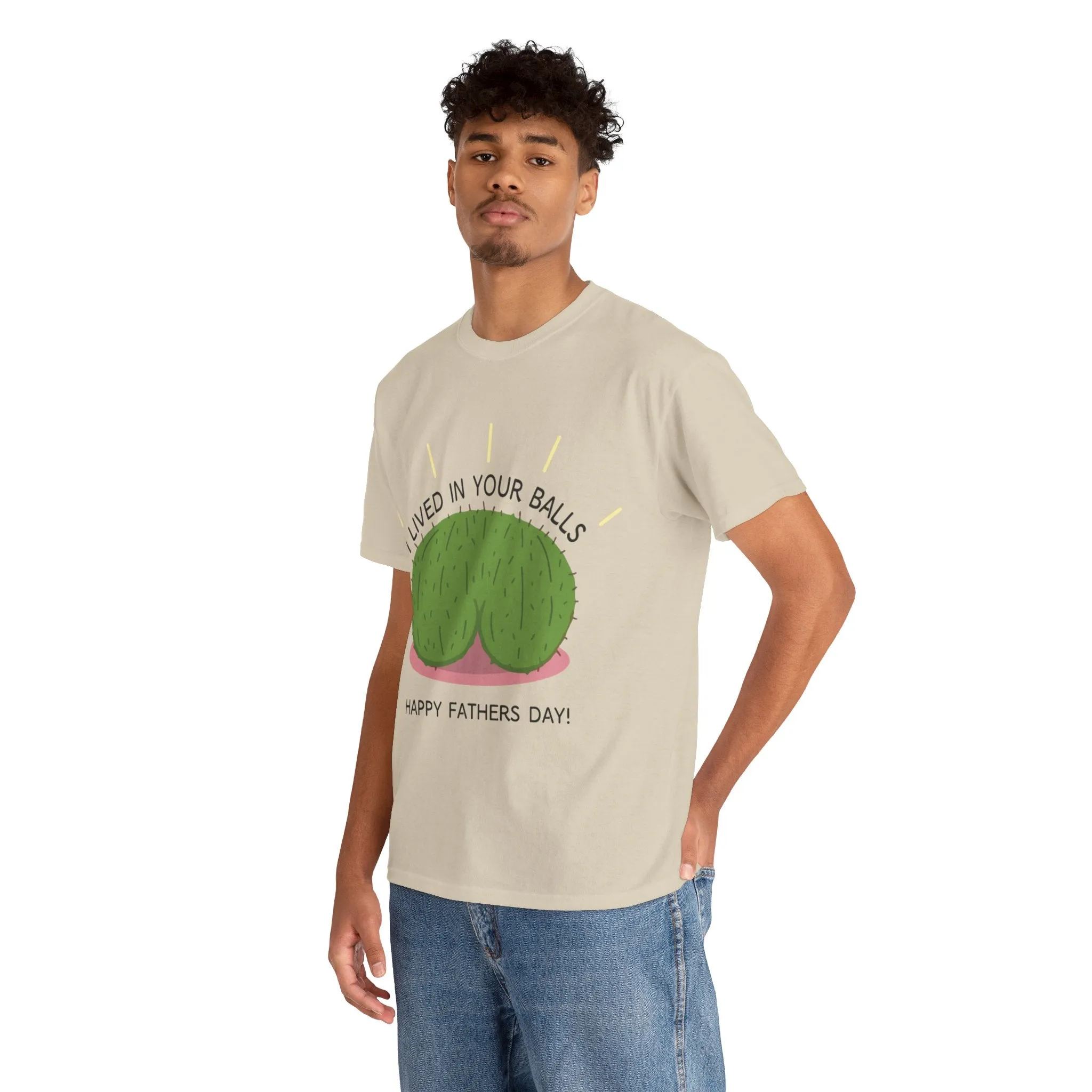 I lived in your balls Cotton Tee