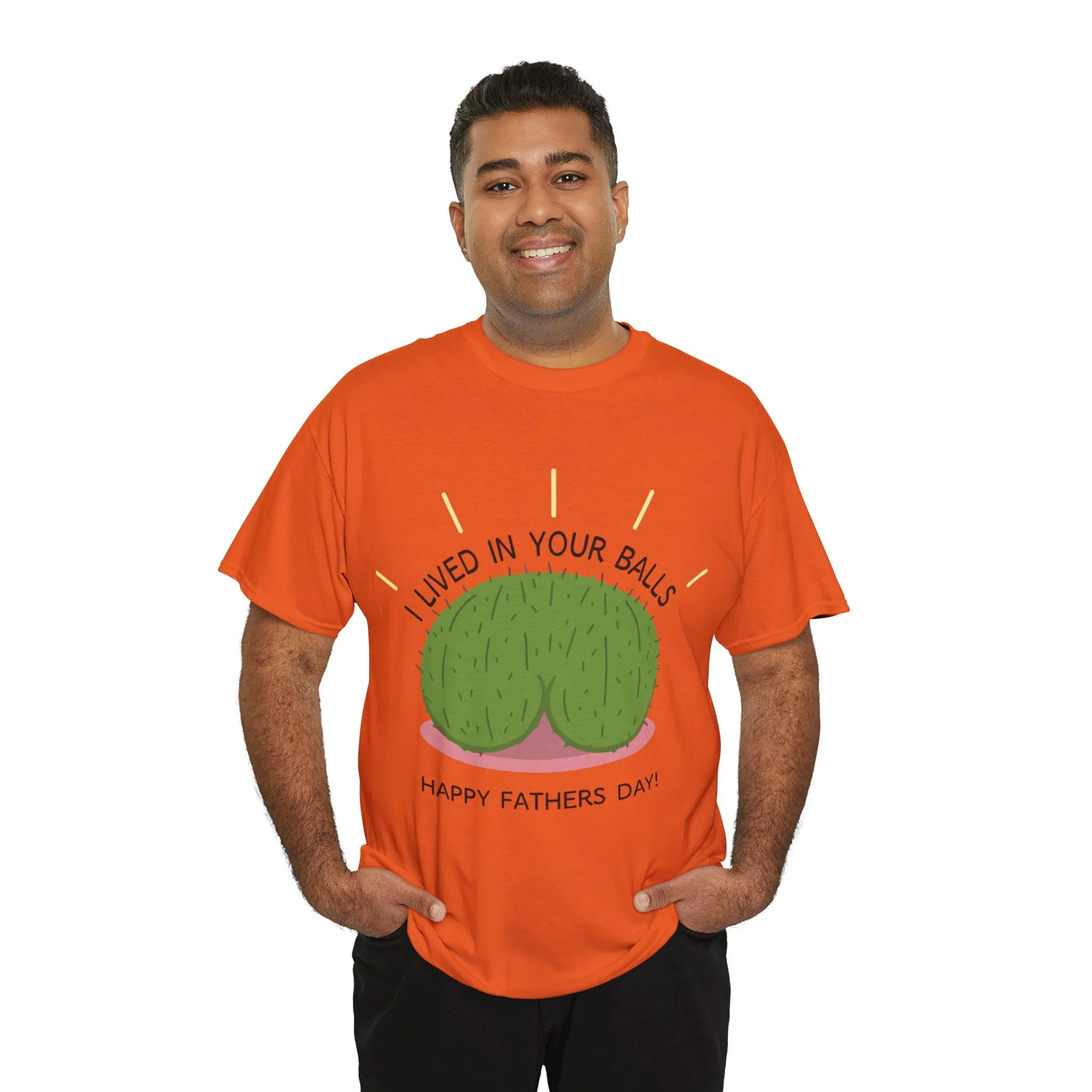 I lived in your balls Cotton Tee