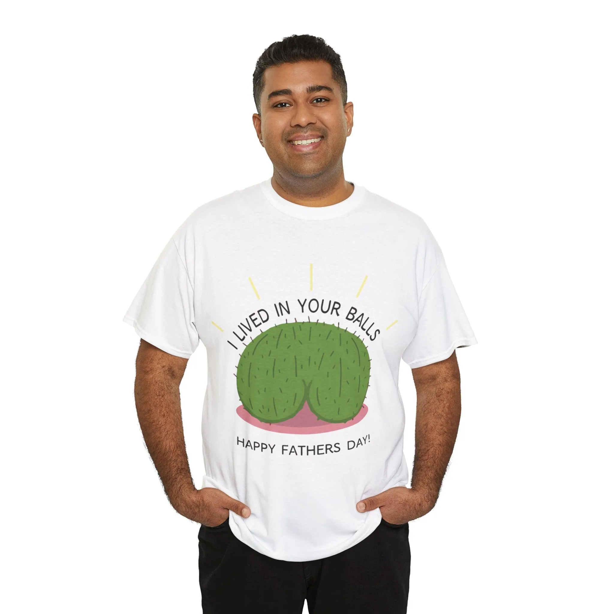 I lived in your balls Cotton Tee